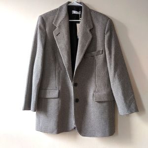 NWT Oversized mango houndstooth blazer
